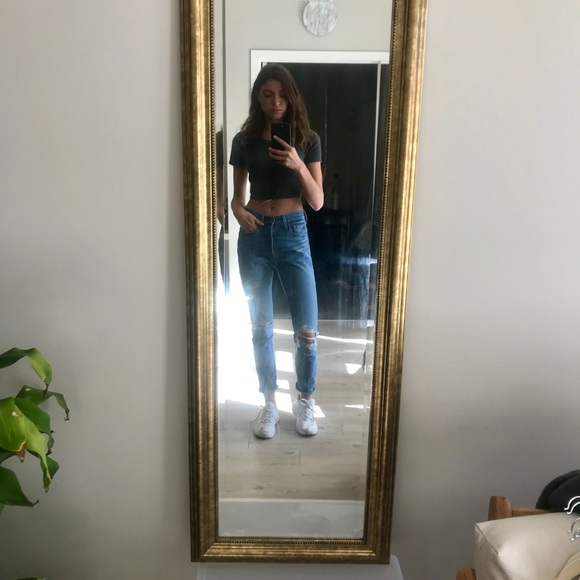 TOPSHOP Ribbed Crop Top - Picture 2 of 4